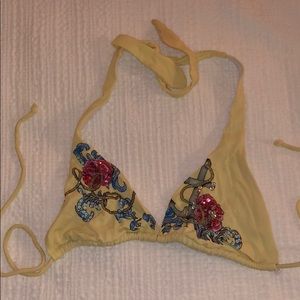 Victoria’s Secret Sequin Bikini Top